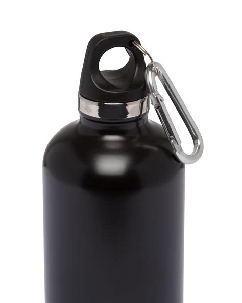 White/black Stainless steel water bottle, 500 ml 